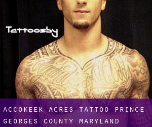 Accokeek Acres tattoo (Prince Georges County, Maryland)