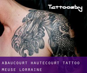 Abaucourt-Hautecourt tattoo (Meuse, Lorraine)