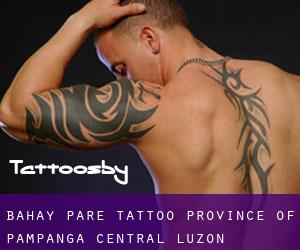 Bahay Pare tattoo (Province of Pampanga, Central Luzon)