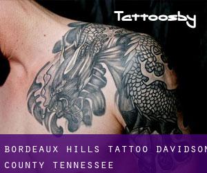 Bordeaux Hills tattoo (Davidson County, Tennessee)