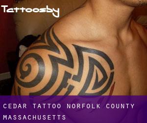 Cedar tattoo (Norfolk County, Massachusetts)