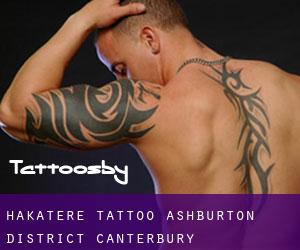 Hakatere tattoo (Ashburton District, Canterbury)