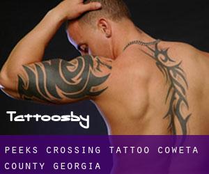 Peeks Crossing tattoo (Coweta County, Georgia)