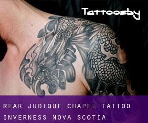 Rear Judique Chapel tattoo (Inverness, Nova Scotia)